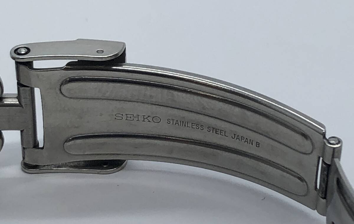 SEIKO セイコー PRESAGE プレサージュ 7N01-6230 クオーツ腕時計 時計 シルバーグレー文字盤 20BAR 稼働品の画像9