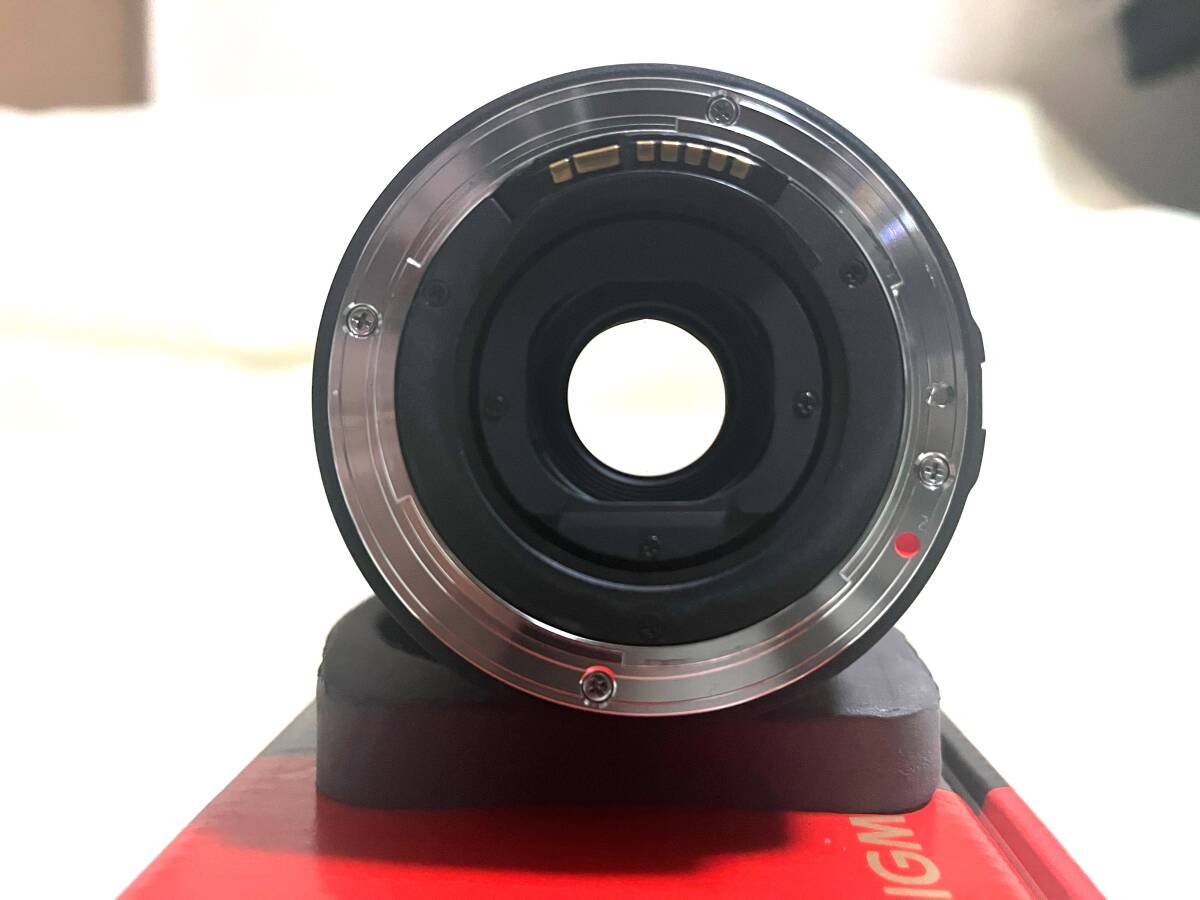 【美品】SIGMA レンズ 15mm F2.8 EX DG FISHEYE キャノン用 箱付《送料無料》の画像6