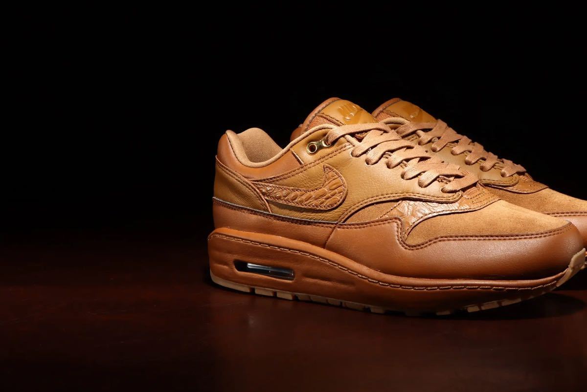 18,700円! 26.5cm 新品 NIKE AIR MAX 1 '87 NBHD W エアマックス1 マックスワン エア マックス ワン AIRMAX 本革 茶色 ウィメンズ 27.0cm_画像5