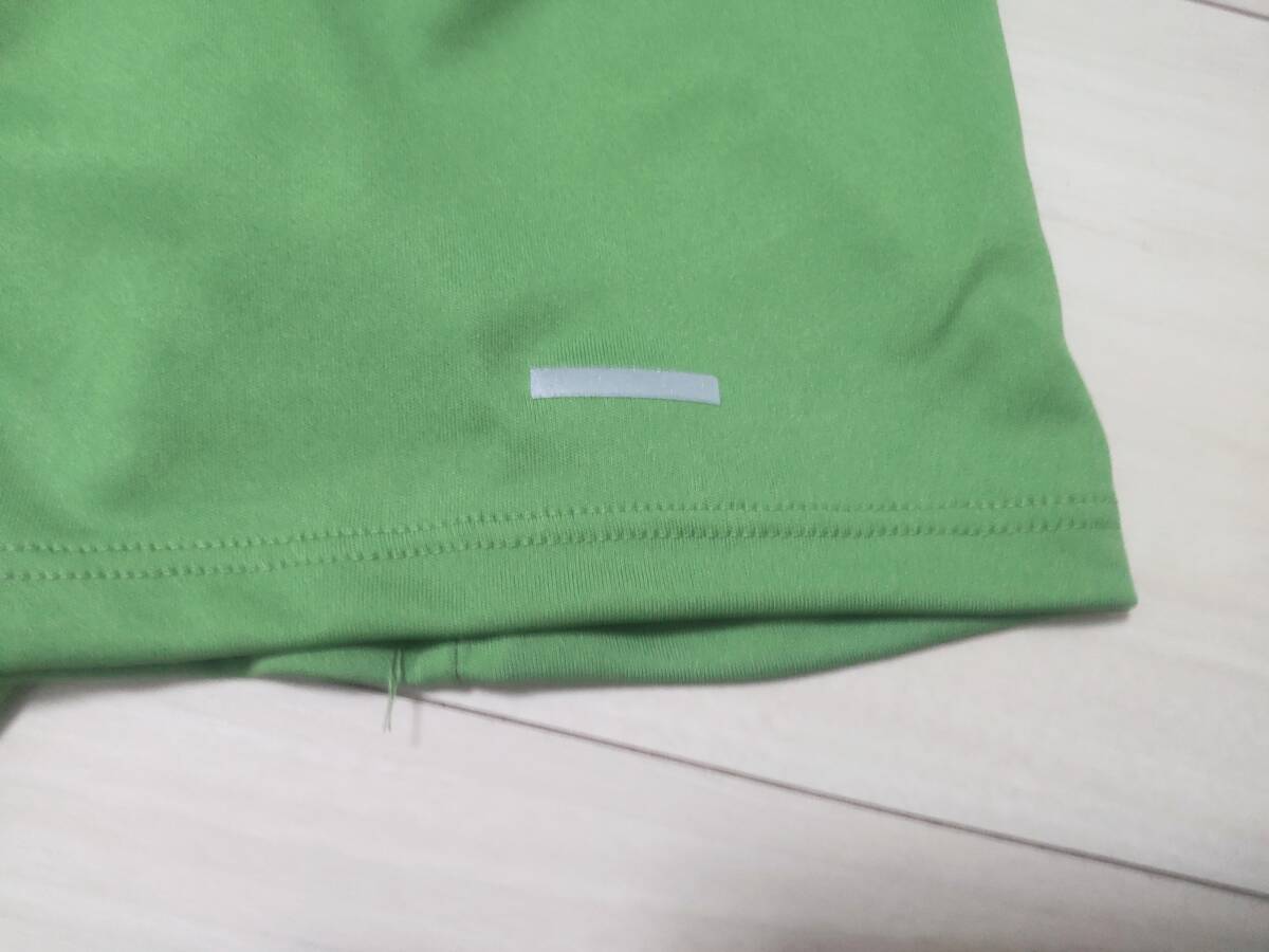 * новый товар Nike NIKE бег футболка * отражающий материалы *DRI-FIT использование * на ультрафиолетовые лучи обработка (UPF40+)