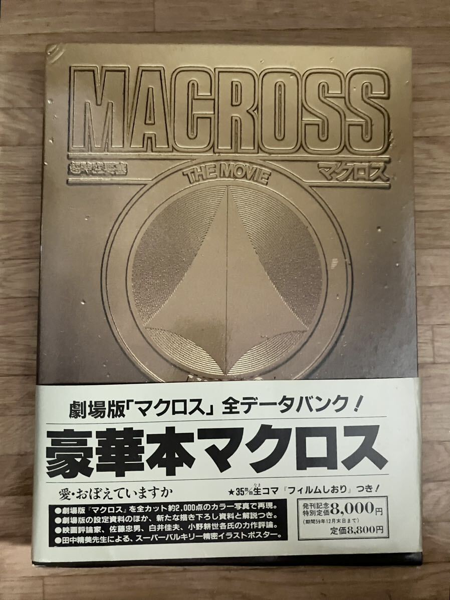 【貴重資料】1984年発行 超時空要塞 マクロス ザ ムービー豪華本 全データバンク美樹本晴彦 愛・おぼえていますか バルキリー リンミンメイの画像1