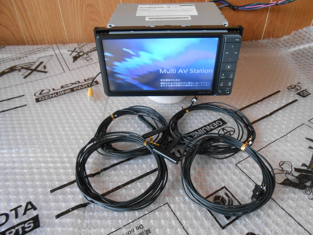 トヨタ純正 NHZN-W60G 地図2010年 SD/DVD/CD/Bluetooth対応モデル アンテナセット 動確良好の画像1
