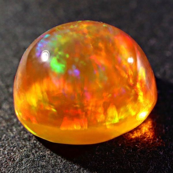 高品質&遊色抜群!!2.250ct 天然ファイアオパール メキシコ産＜裸石 ルース ファイヤーオパール fire opal 宝石 jewelry 天然 natural＞_画像4