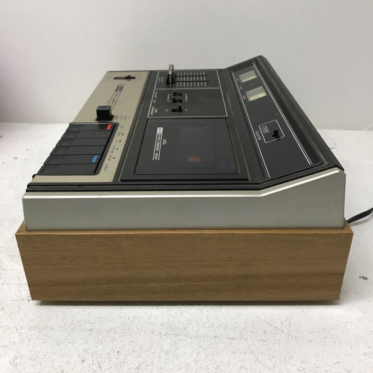 0419D Victor ビクター ステレオ カセットテープデッキ KD-655S オーディオ機器 昭和レトロ アンティーク STEREO CASSETTE TAPE DECKの画像5
