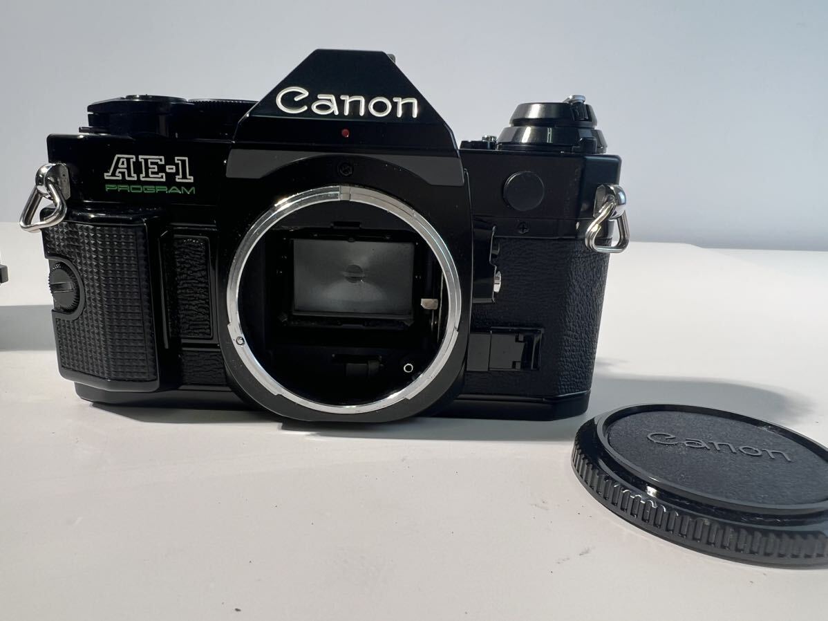 【4/28E】Canon AE-1 PROGRAM フィルムカメラ レンズ FD 35-70 1:4 動作未確認の画像2