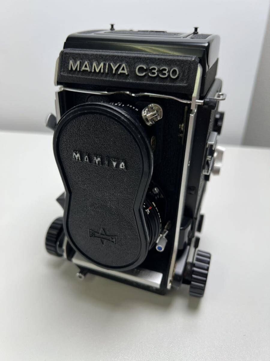 【4/4E】MAMIYA C330 Professional f マミヤ SEIKOR 1:2.8 f=80 動作未確認の画像9