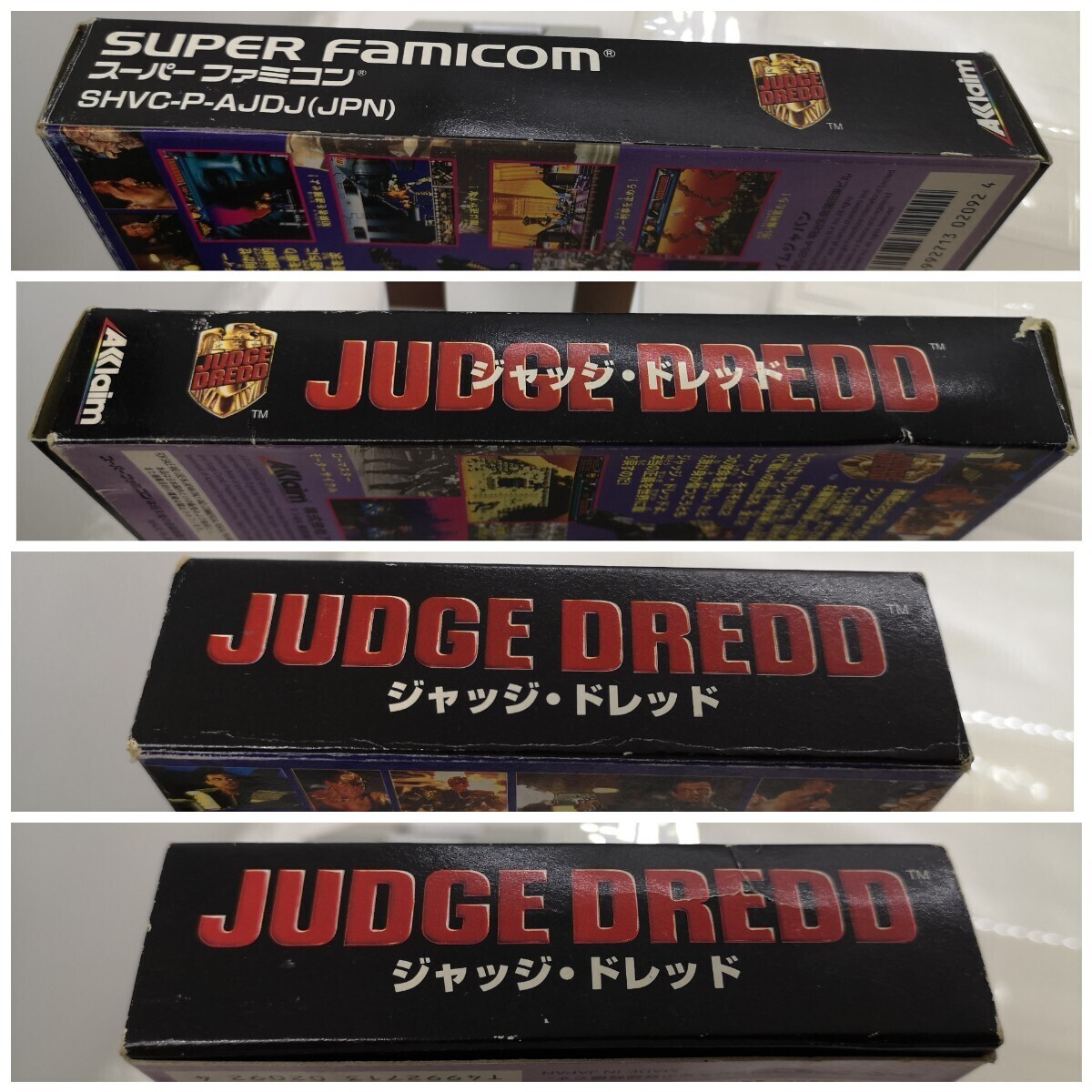 【箱説付き◆SFC ジャッジ・ドレッド judge dredd 保護クリアケース付き 他にも出品中、※匿名・同梱可 】スーパーファミコン/P