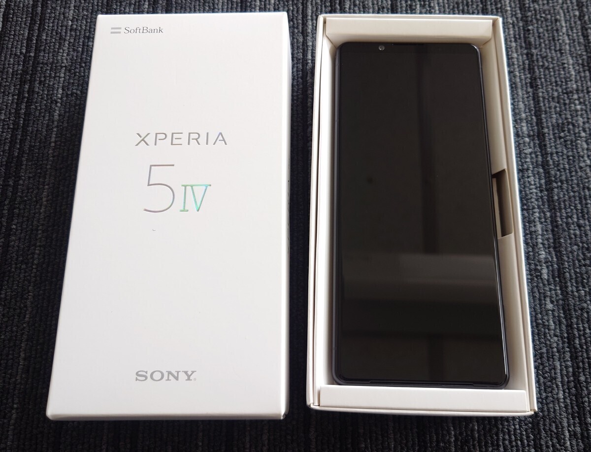 動作確認のみ sony xperia 5 iv ブラック Softbank SIMフリーの画像4