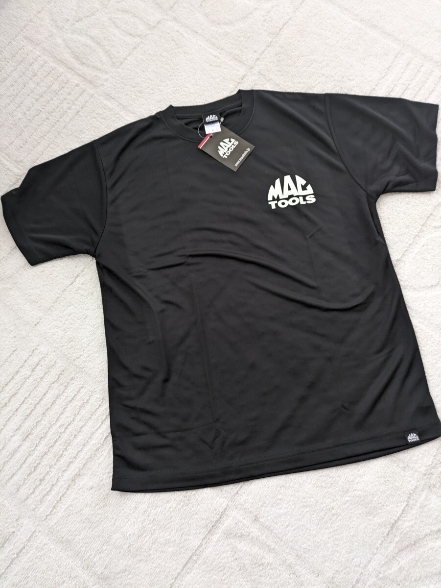 mactools マックツール ロゴ入り半袖Tシャツ 4.7オンスドライＴシャツ ブラック ＸＬサイズの画像1