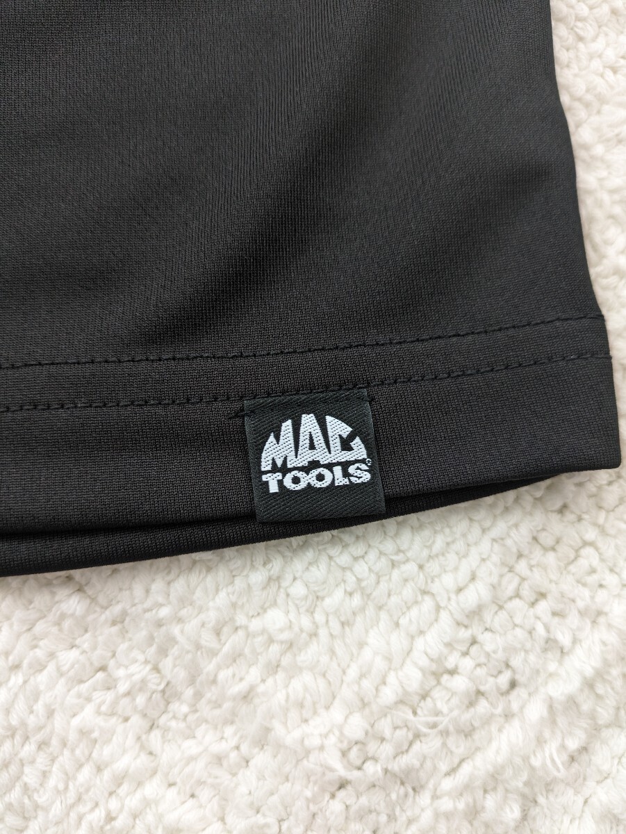 mactools マックツール ロゴ入り半袖Tシャツ 4.7オンスドライＴシャツ ブラック Mサイズの画像3