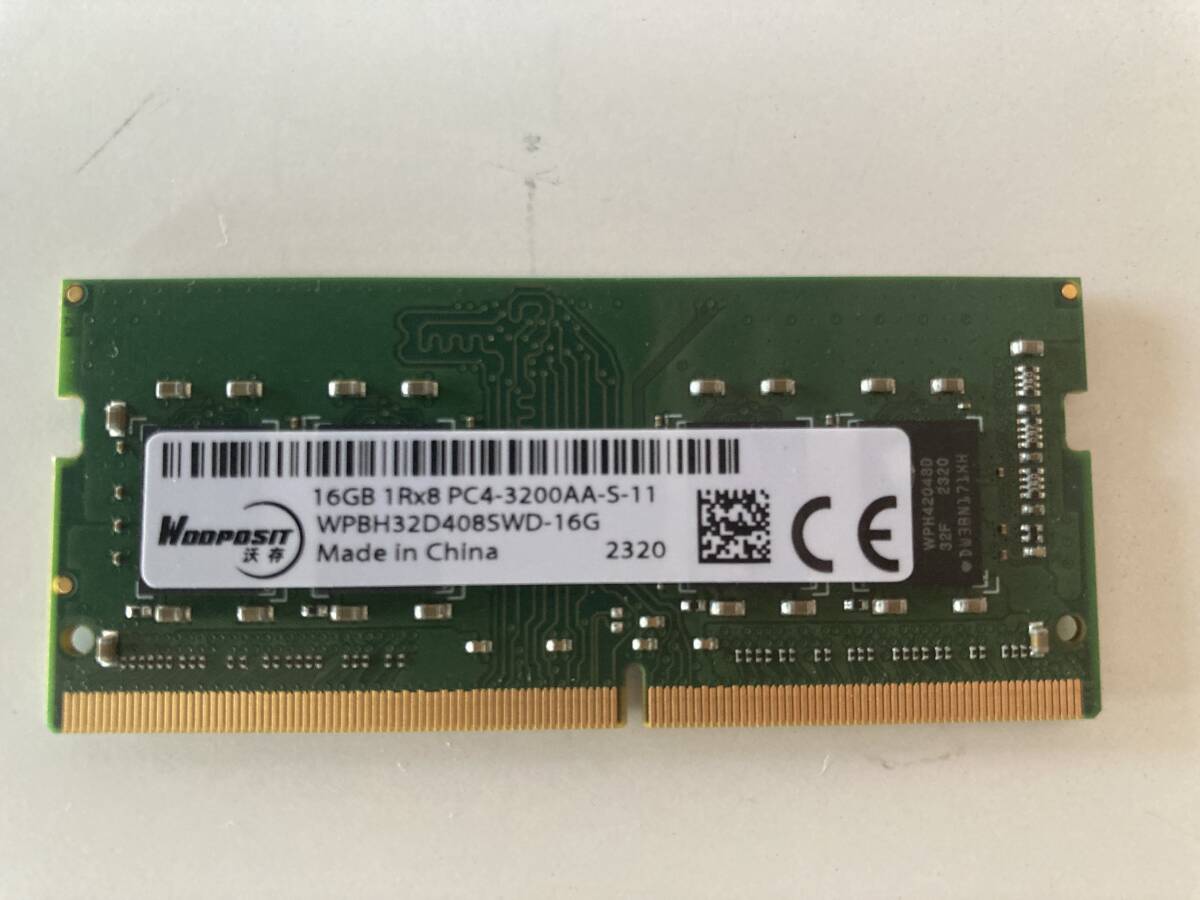 Wooposit/SK HYNIX DDR4-3200MHz 16GB (16GB×1枚キット) WPBH32D408SWD-16G 動作確認済み  送料無料の画像1