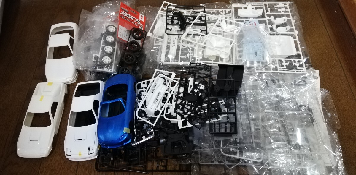 1/24 アオシマ フジミ RX-7FC3S ロードスターNB8C 180SX ジャンク 部品取り 加工ベースの画像1