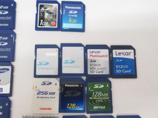 大量まとめ SDカード MicroSDカード SDHC miniSD 200枚セット 128GB 32GB 16GB 8GB 4GB 2GB 1GB 他MBの画像9