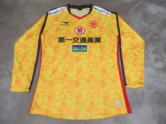 【非売品】選手支給品 ギラヴァンツ北九州 2021年シーズン トレーニングシャツ 長袖 Oサイズ 日本製 の画像1