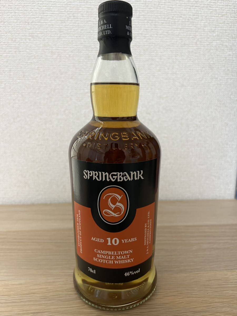 ☆1円〜 スプリングバンク 10年 700ml 46% シングルモルト スコッチ ウイスキー キャンベルタウンSPRINGBANK _画像1