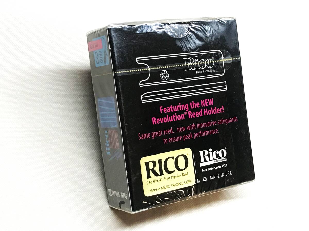【長期保管品】アルトサックス用リード RICO（リコ）セレクトジャズ 3HARD アンファイルドカットの画像4