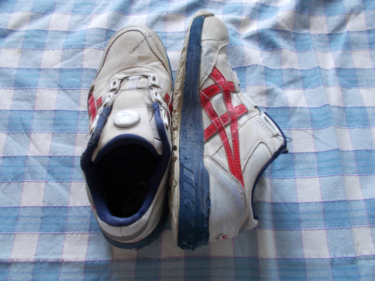 10.ASICS・アシックス安全靴・中古（ジャンク）26.5cmの画像1