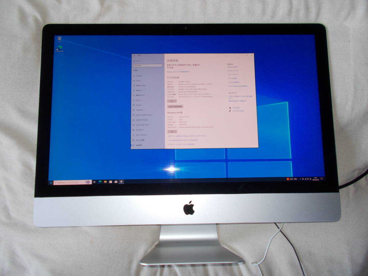 50.【iMac 5K・27inch・2017】Mac OS + Windows 10 Pro（中古・リメイク品）ジャンク_画像1