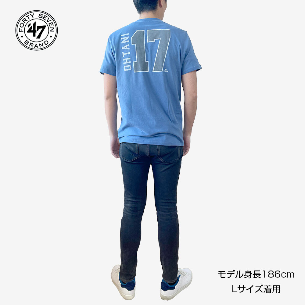 【Sサイズ】大谷翔平 Tシャツ ドジャーズ 47Brand 47 フォーティーセブン MLB ユニフォーム 野球ユニフォーム ロサンゼルス 2024 公式_画像3