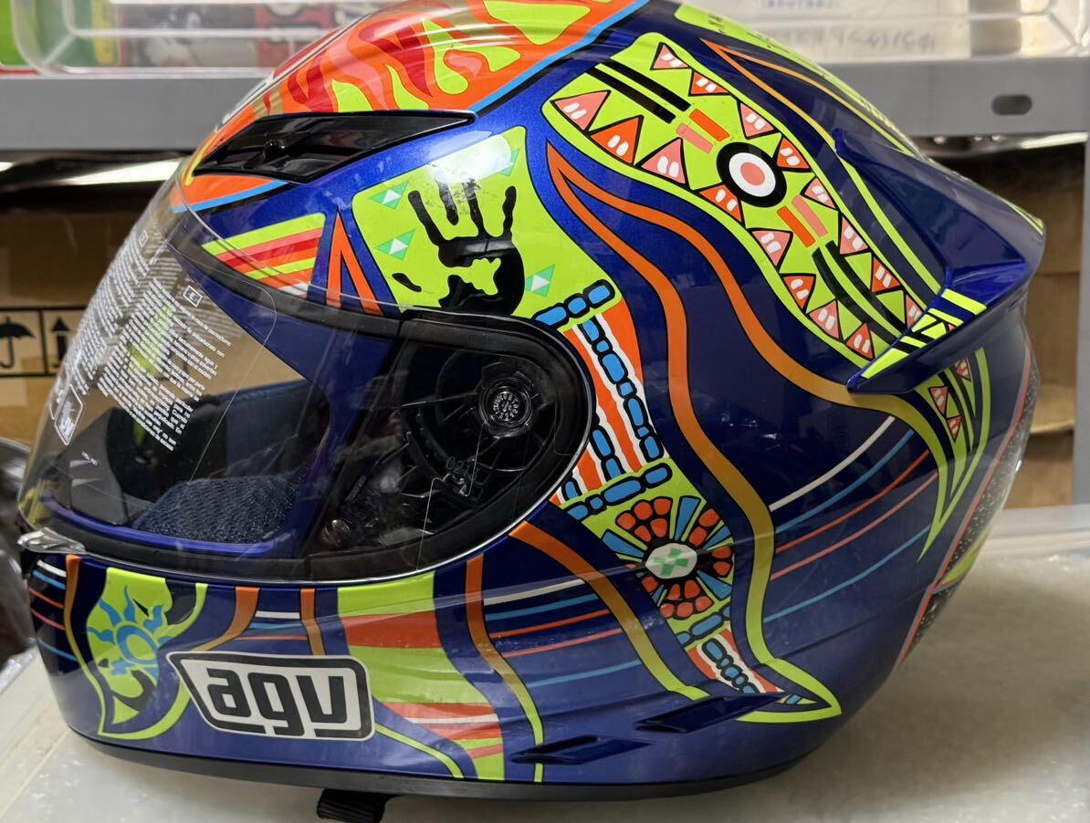 中古 AGV K3 5 CONTINENTSサイズXL バレンティーノ ロッシ レプリカの画像4