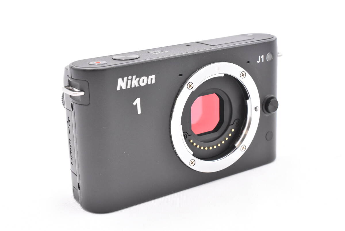 NIKON ニコン 1 J1 ミラーレス一眼カメラ ボディ ブラック (t5776)_画像10