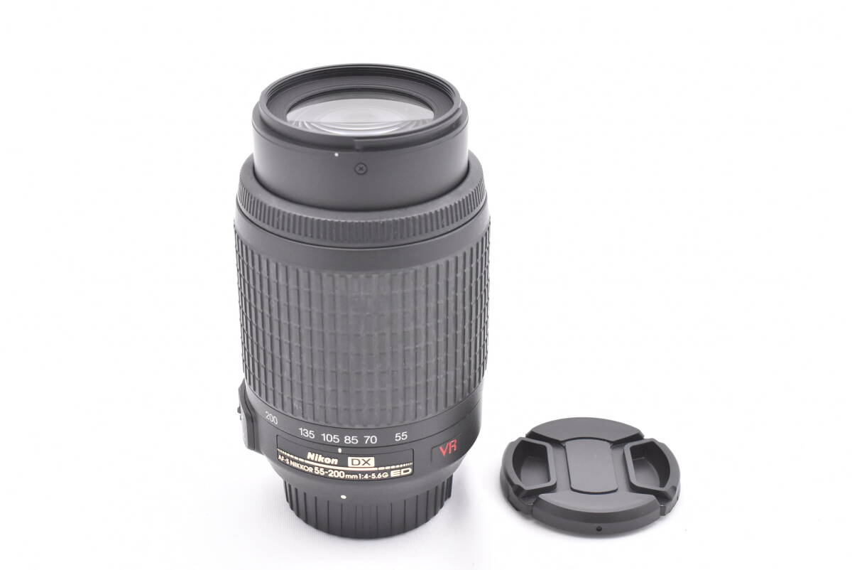 Nikon ニコン AF-S DX VR Nikkor 55-200mm f4-5.6G ED ズームレンズ (t6535)_画像10