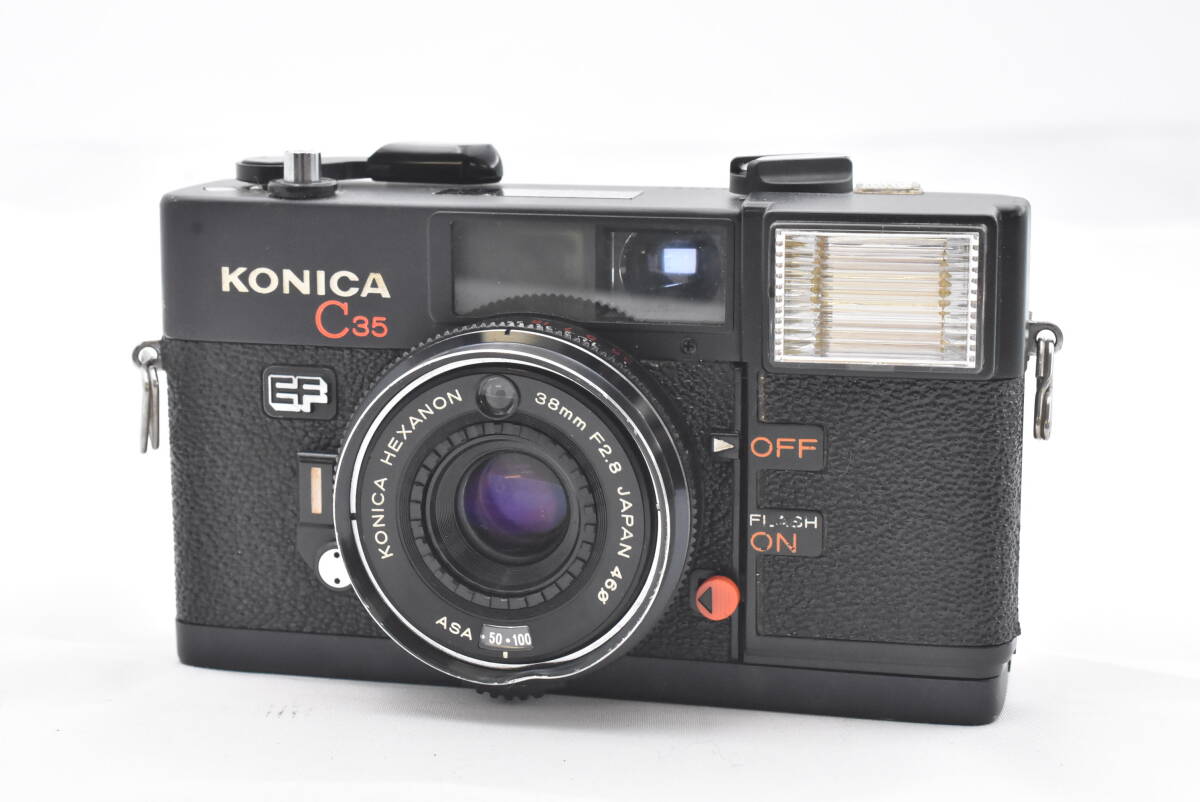 Konica コニカ C35 EF コンパクトフィルムカメラ (t7615)_画像10