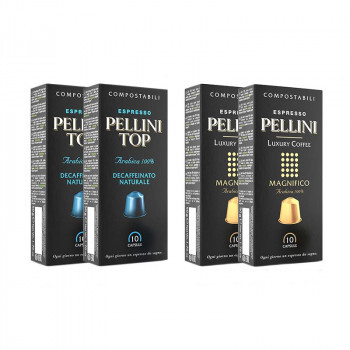 Pellini( Perry ni) Espresso Capsule te Cafe & mug nifiko each 2 box set /a
