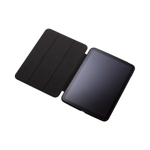 エレコム iPad 第10世代 TOUGH SLIM LITE フレームカラー フラップ付き TB-A22RTSLFCBK /l_画像3