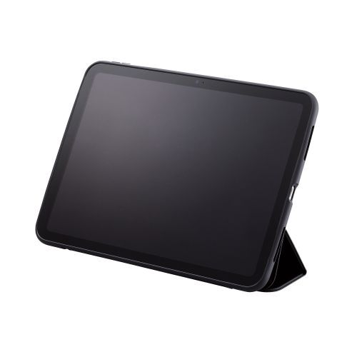 エレコム iPad 第10世代 TOUGH SLIM LITE フレームカラー フラップ付き TB-A22RTSLFCBK /l_画像4