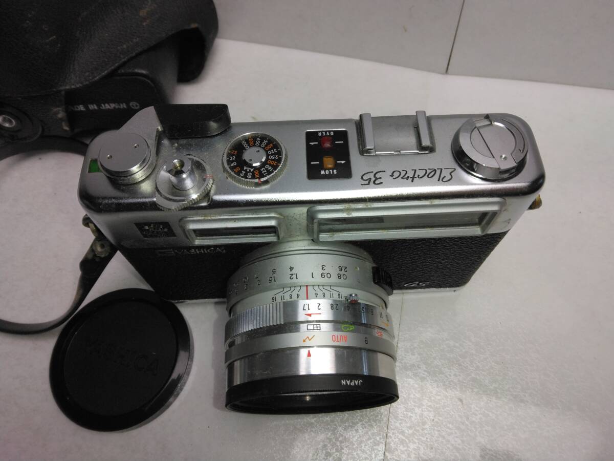 L837新23 現状品 YASHICA レンジファインダーカメラ Electro35GS ヤシカ フィルムカメラ クラシックカメラ 1:1.7 f=45mm 4/1の画像3