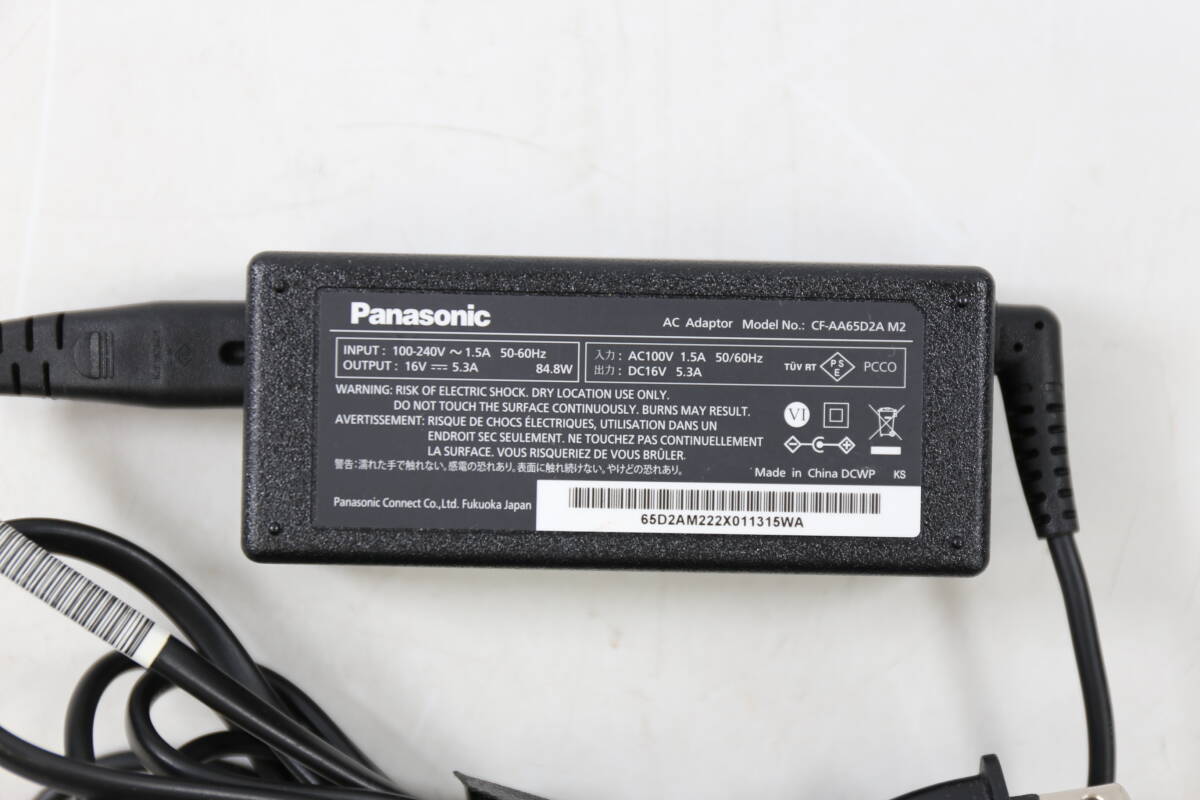  труба  040713/Panasonic Let's note  оригинальный AC адаптер  CF-AA65D2A M2 16V 5.3A CF-FV/LV/SV для  