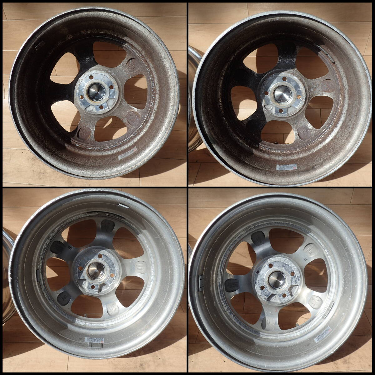 WORK GOOCARS GCARH 15×7J +35 PCD100 ワーク グッカーズ 15インチ RPI WT-048の画像3