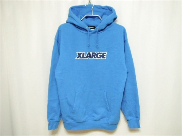 【YPK105】良品★XLARGE エクストララージ スウェットパーカー スタンダードロゴパッチ 101203012012 Lサイズ ストリート_画像1