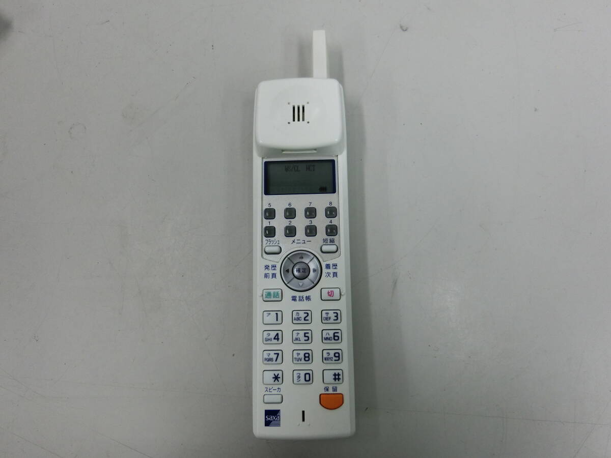 ^vSAXA cordless telephone machine BT600+WS600 (AC adaptor none ) receipt possible 1^V