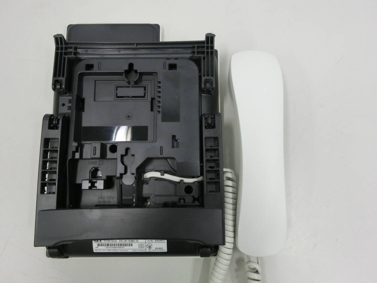 ▲▽NEC ビジネスホン DTK-24D-1D(WH)TEL 領収書可34△▼の画像2