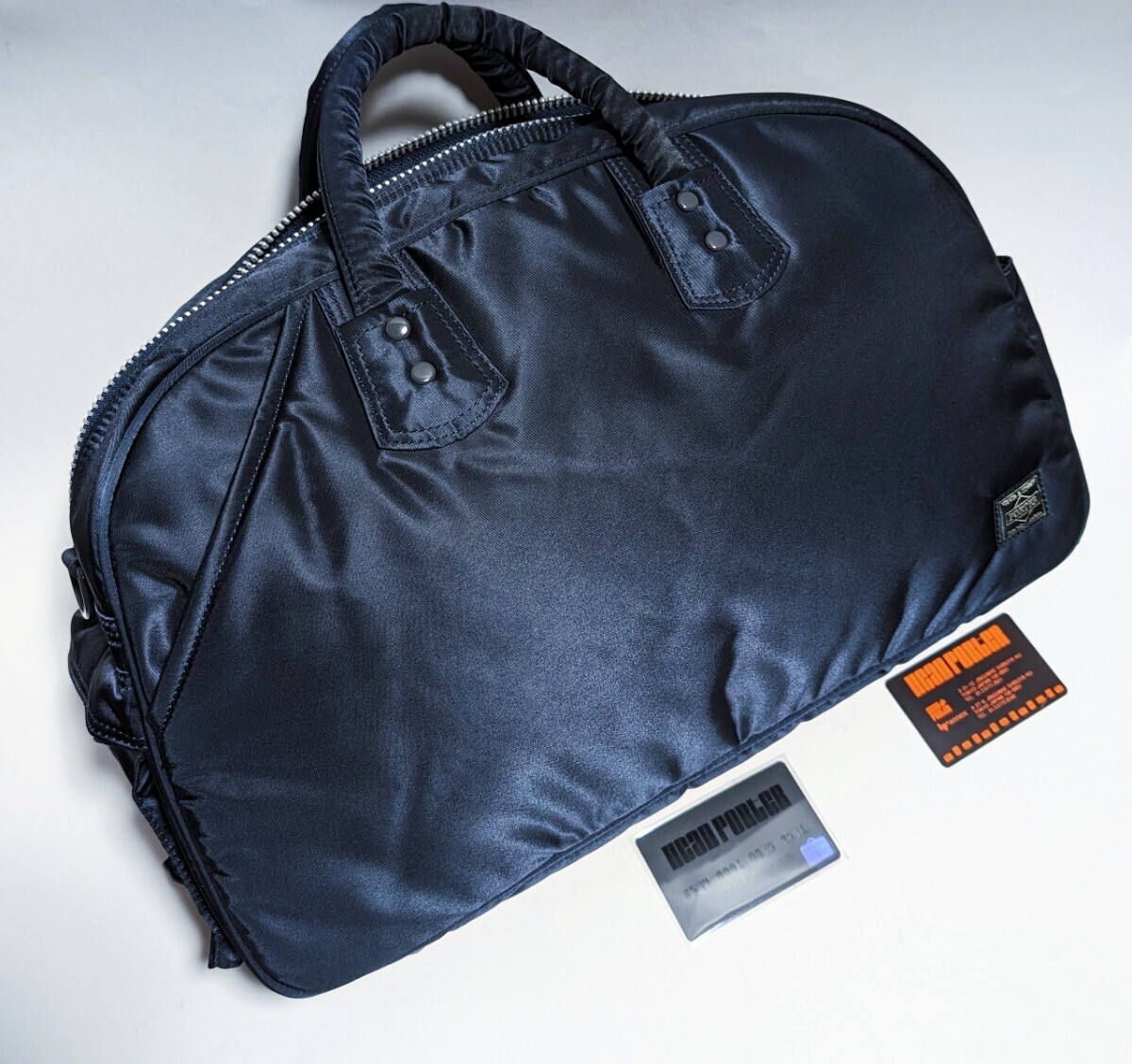 特価ブランド ★美品★ HEAD PORTER 2WAY ヘッドポーター ボストンバッグ ショルダーバッグ タンカー バッグ ネイビー バッグ