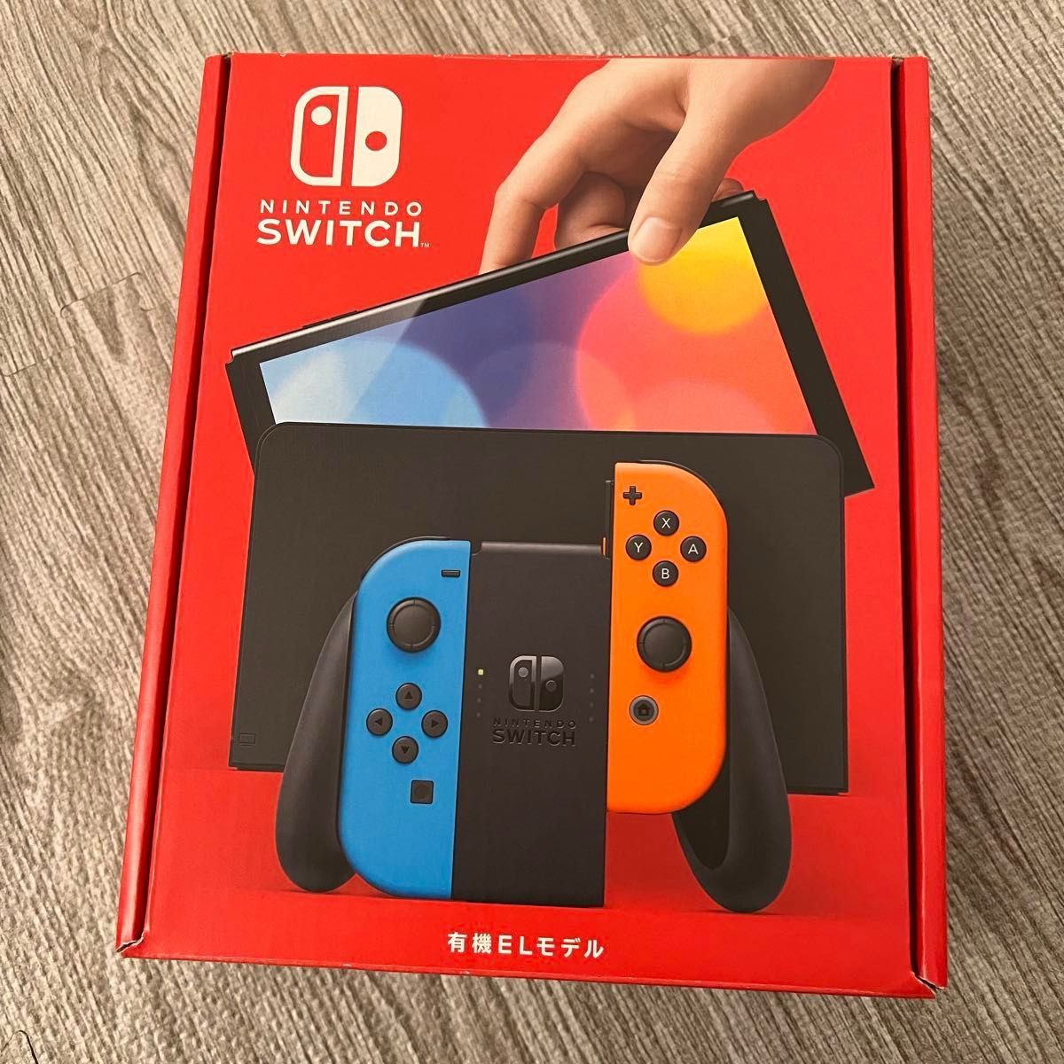 Switch Nintendo 任天堂 ネオンレッド ネオンブルー スイッチ　有機EL 美品　店舗印なし