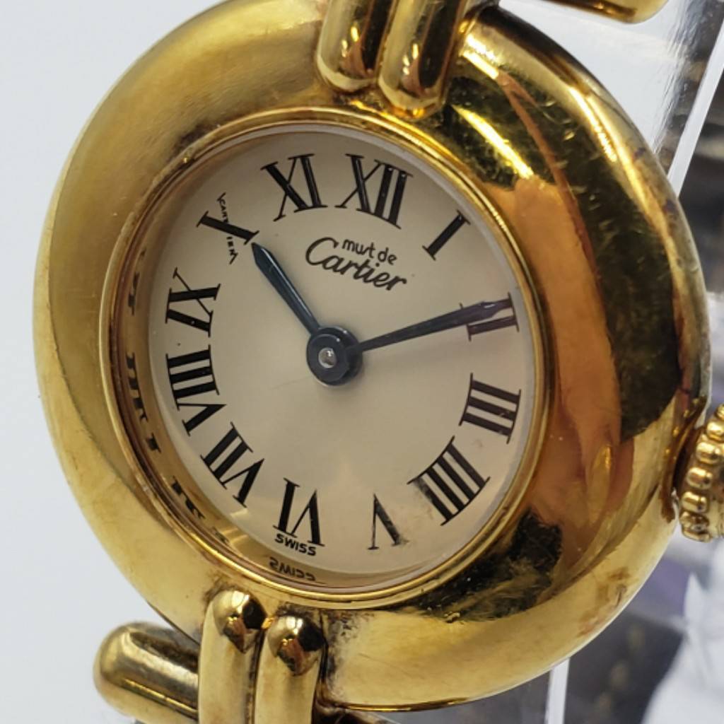 M15049(051)-546/YM45000　腕時計　Cartier　カルティエ　VERMEIL　ヴェルメイユ　590002　QZクォーツ　925　レディース