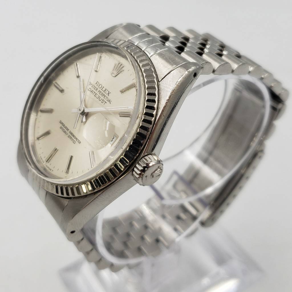 M19855(051)-552/TY300000 腕時計 ROLEX OYSTER PERPETUAL DATEJUST 16014 ロレックス デイトジャスト オイスター パーペチュアルの画像4