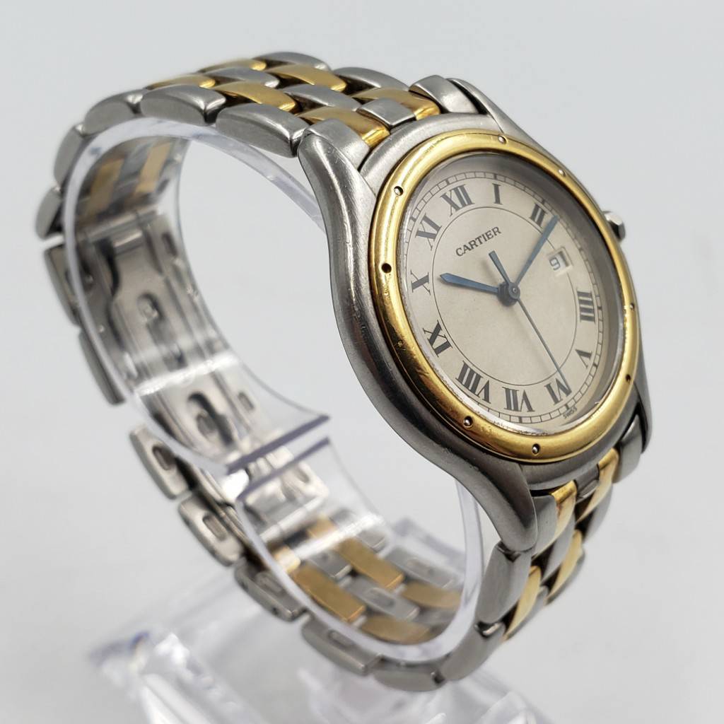 M6663(051)-570/SY80000 腕時計 Cartier カルティエ パンテール Cougar クーガ メンズ の画像3