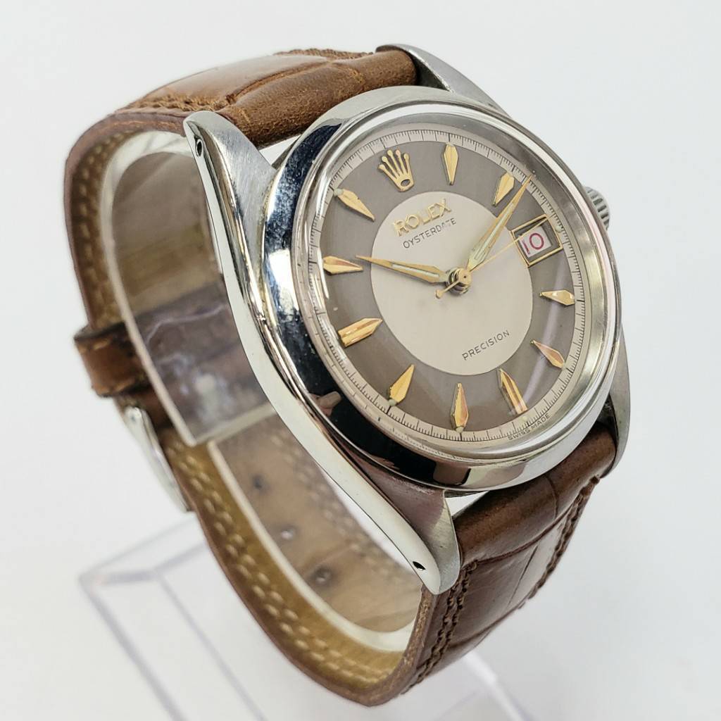 M052-502 腕時計 ROLEX OYSTERDATE PRECISION 6494 ロレックス オイスターデイト プレシジョン メンズ 自動巻きの画像4