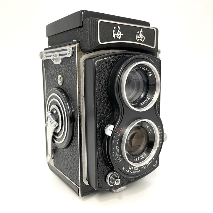 【オールドカメラ】海鳴 二眼レフカメラ HAIOU SA-85 キャップ付き の画像3