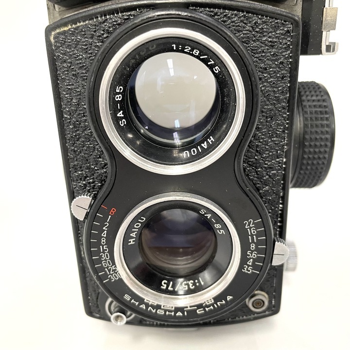 【オールドカメラ】海鳴 二眼レフカメラ HAIOU SA-85 キャップ付き の画像7