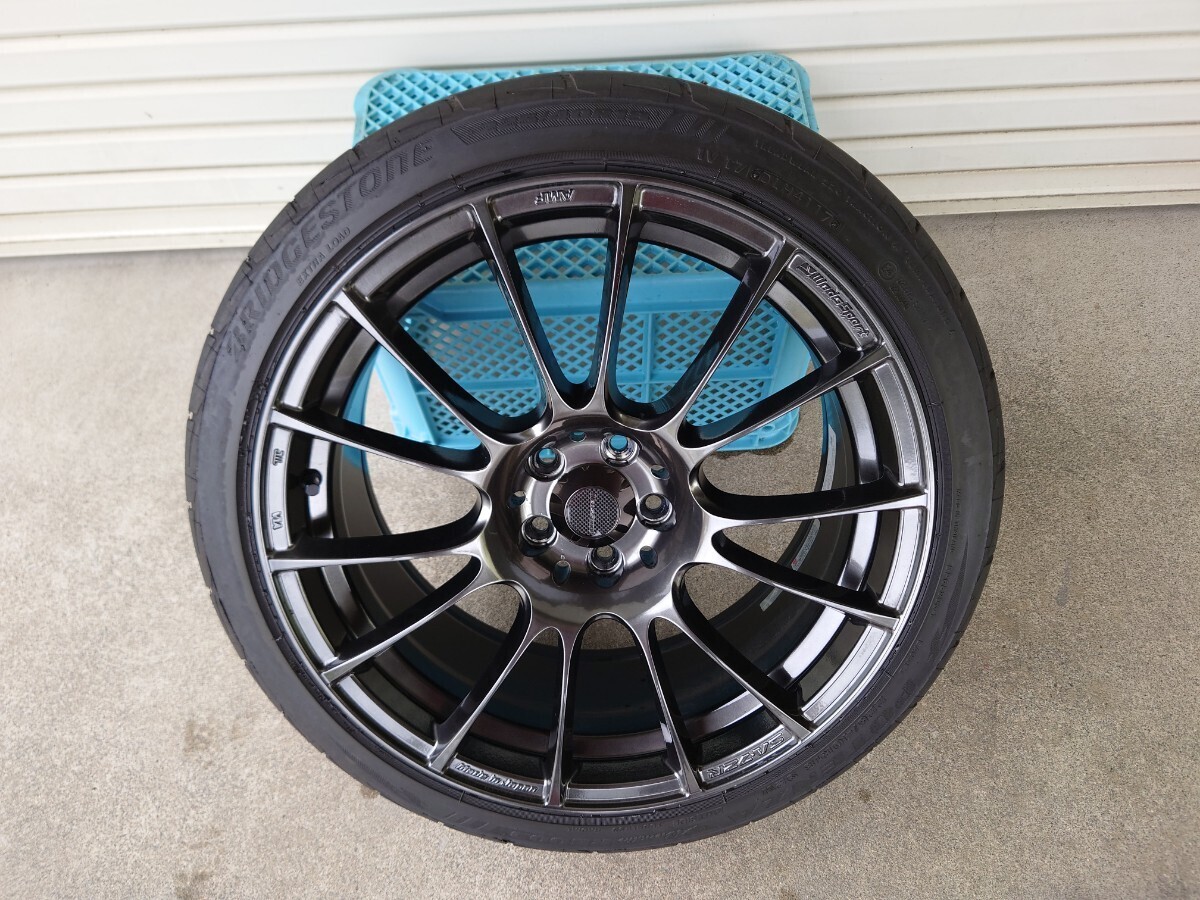 Weds ウェッズスポーツ SA-72R 18/8.5J INSET45 PCD100 5H ブリジストン POTENZA RE003 アドレナリン 225/40R/18 BRZ.86.GR86 等の画像4