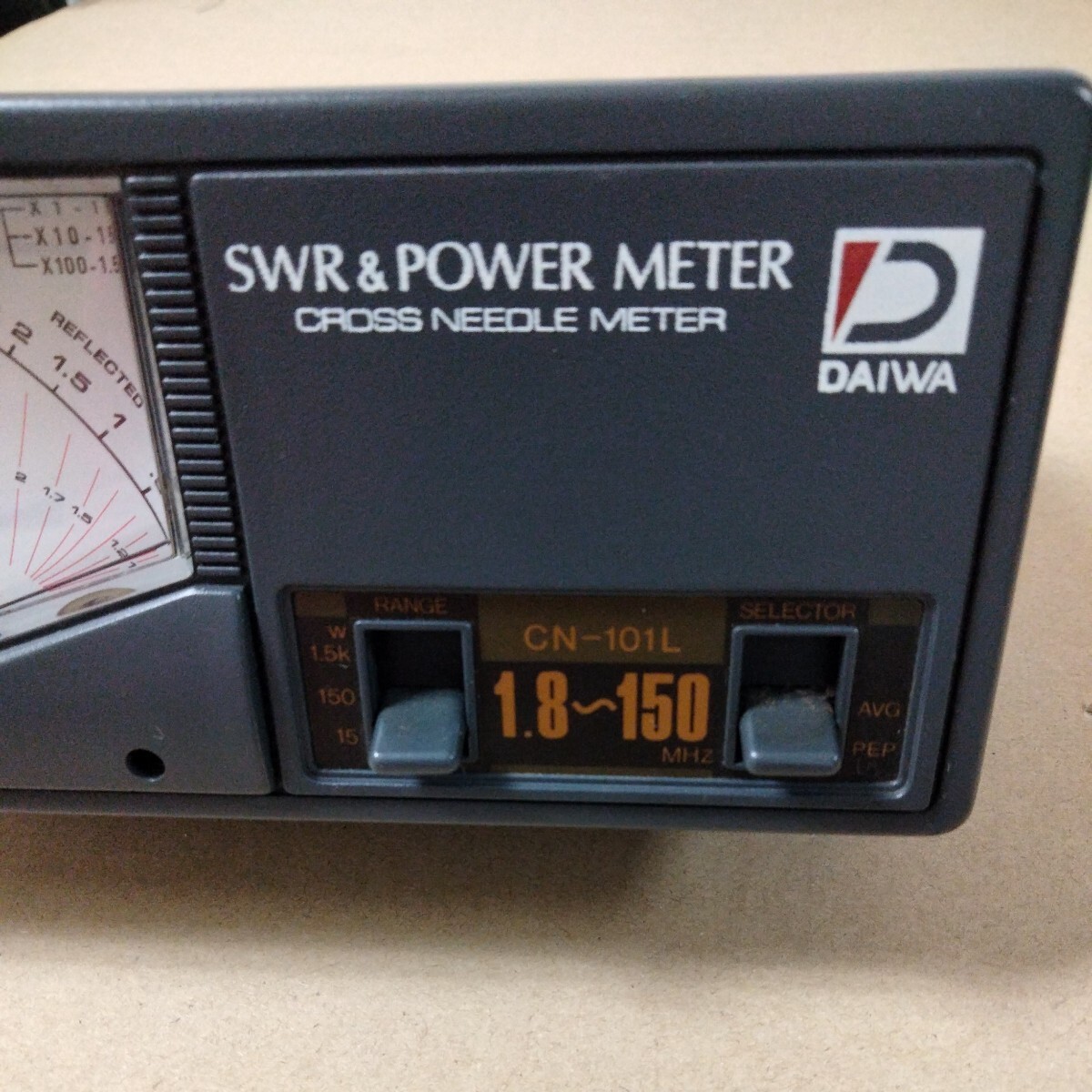 SWR＆POWER METER パワーメーター CROSS NEEDLE METER DAIWAの画像4