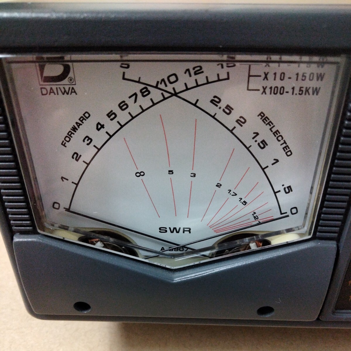 SWR＆POWER METER パワーメーター CROSS NEEDLE METER DAIWAの画像3