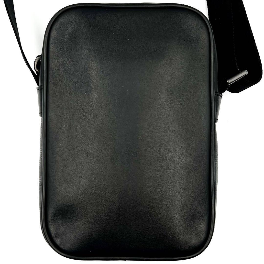 { превосходный товар }EMPORIO ARMANI мужской бизнес en Boss Logo кожа сумка на плечо sakoshu Emporio Armani черный наклонный ..