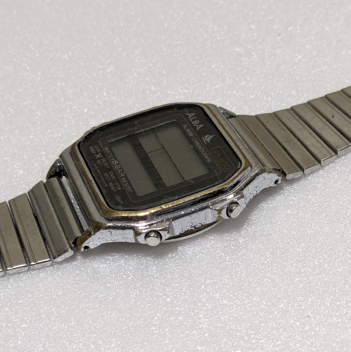 SEIKO Seiko ALBA Alba digital wristwatch W041-5130 antique Vintage present condition goods 