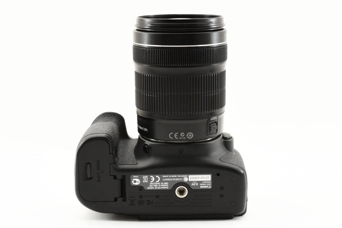 【良品】 CANON EOS 70D + EF-S 18-135mm F3.5-5.6 IS STM キヤノン デジタル一眼レフカメラ 【動作確認済み】 #1398の画像7